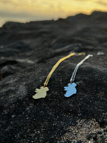 Irish Map Necklace