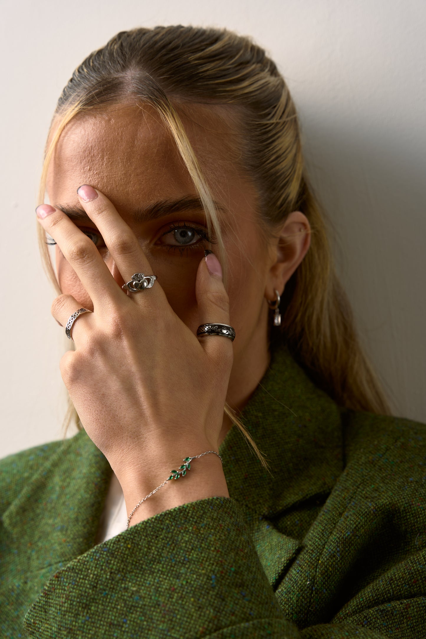 Emerald Leaf Bracelet