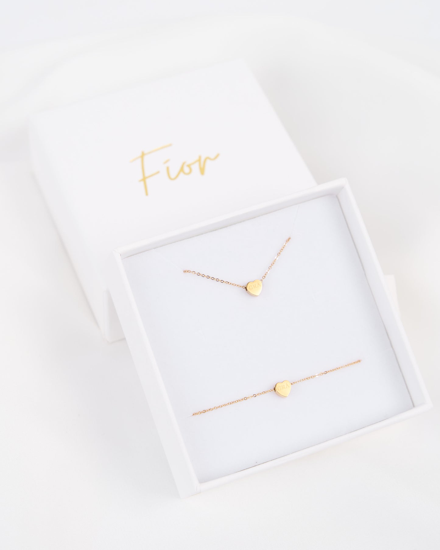 Heart Grá Pendant Gift Set