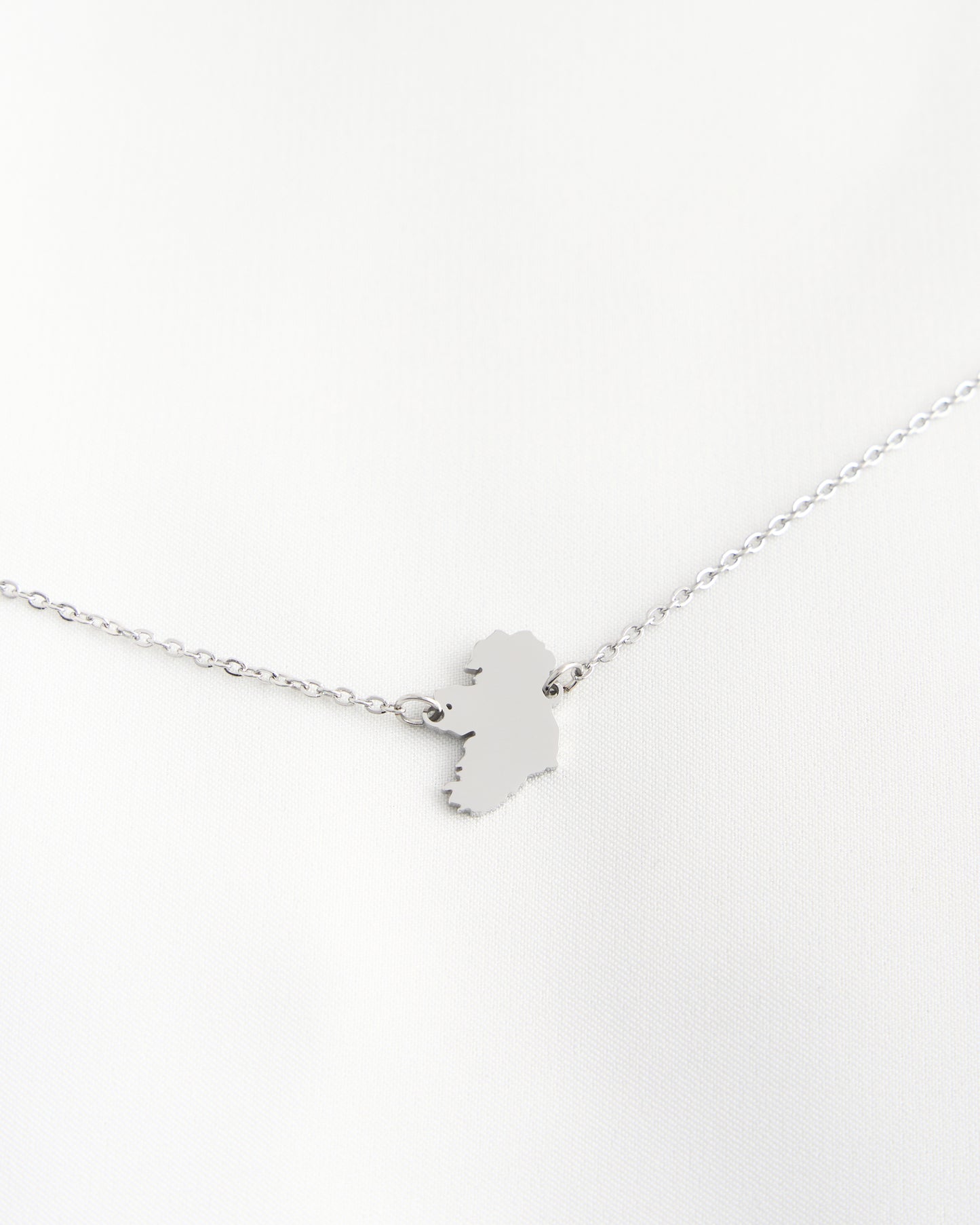 Tight Ireland Map Necklace