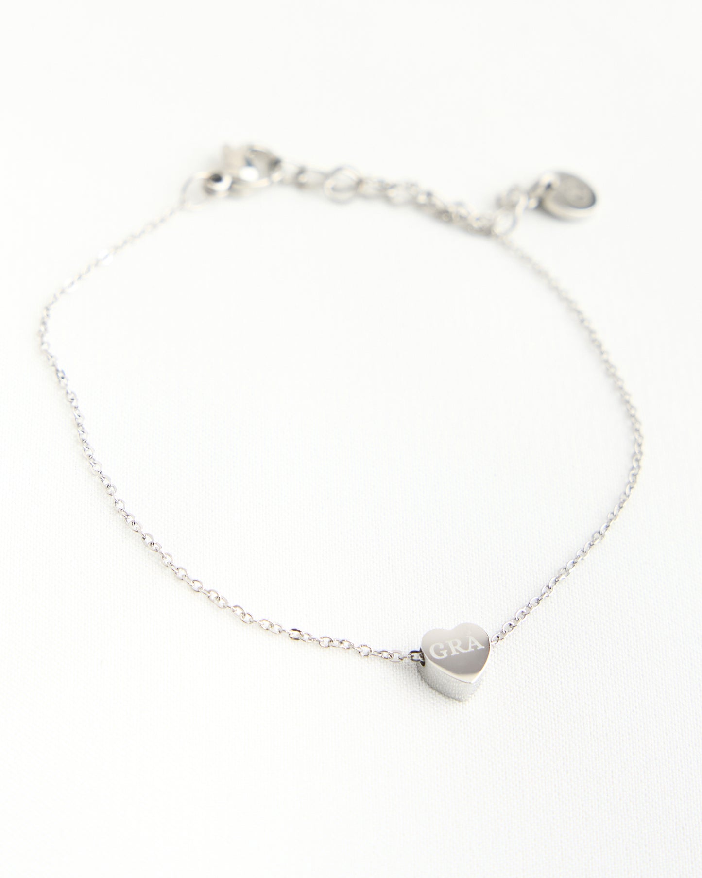 Heart Grá Pendant Bracelet