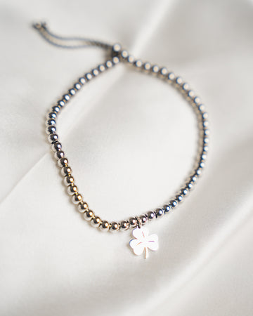 Shamrock Beaded Bracelet