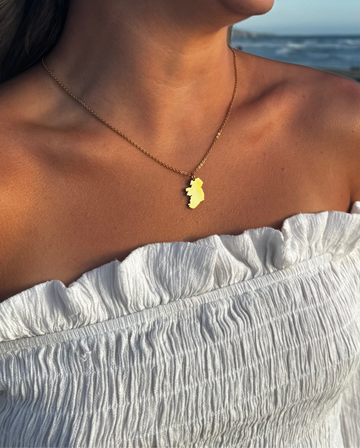 Ireland Map Necklace