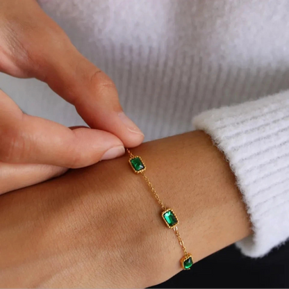 Irish Emerald Bracelet