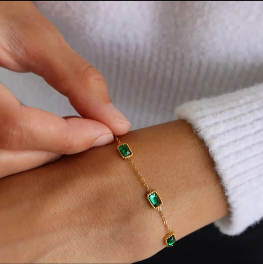 Irish Emerald Bracelet
