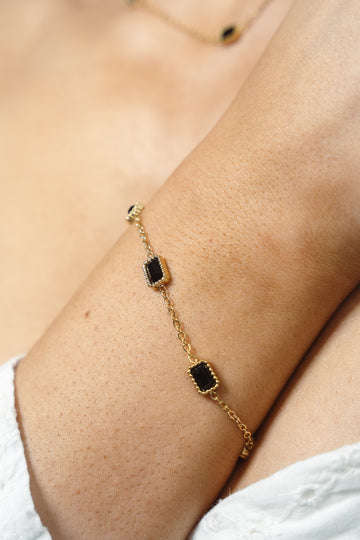 Blarney Black Stone Bracelet