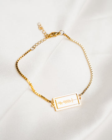 Ogham Grá Bracelet