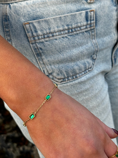 Irish Emerald Bracelet