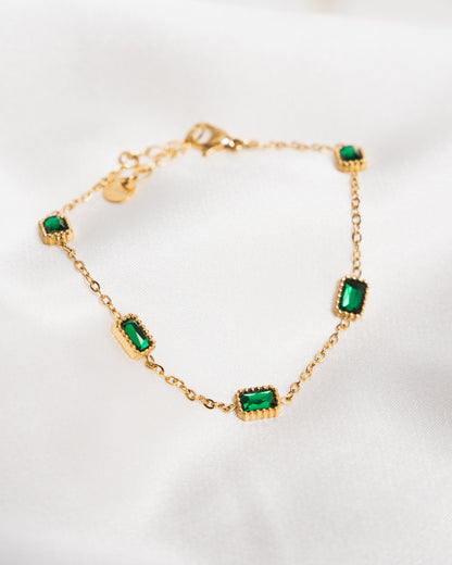 Irish Emerald Bracelet