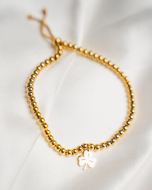 Shamrock Beaded Bracelet