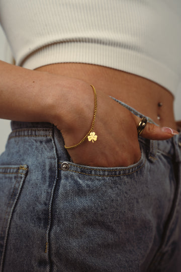 Irish Shamrock Pendant Bracelet