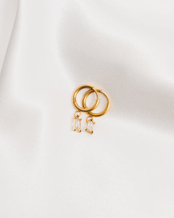 Connemara Crystal Hoop Earrings