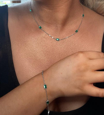 Irish Emerald Bracelet