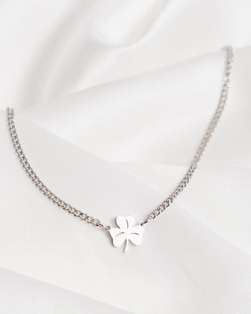 Irish Shamrock Pendant Anklet