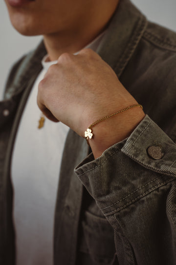 Irish Shamrock Pendant Bracelet