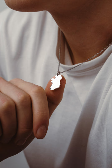 Ireland Map Necklace