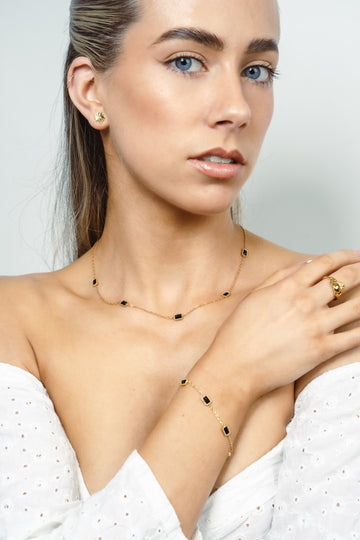 Blarney Black Stone Necklace