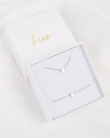Heart Grá Pendant Gift Set