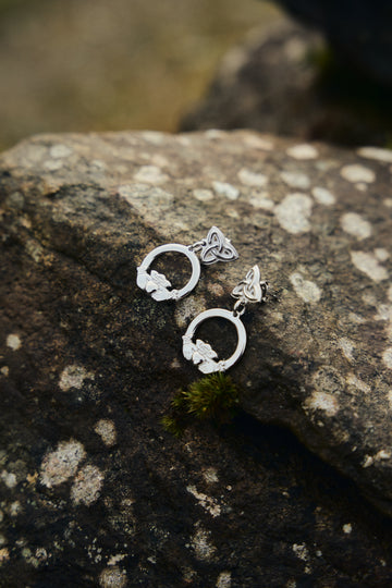 Claddagh Knot Earrings