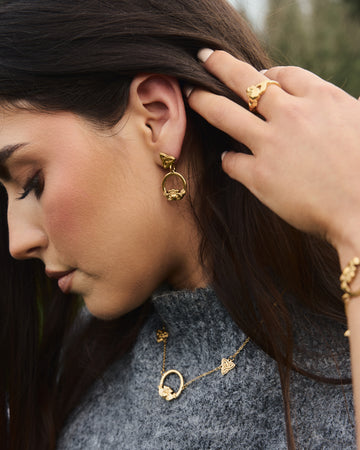 Claddagh Knot Earrings