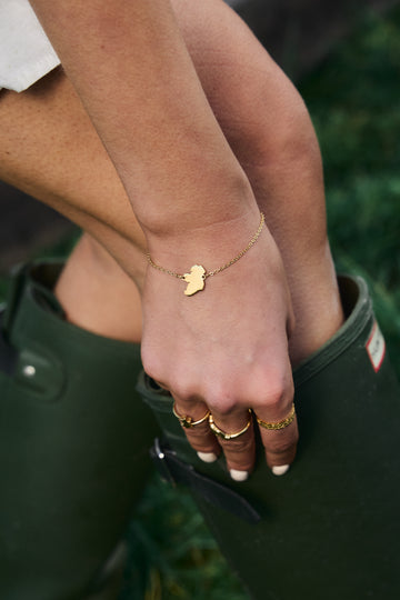 Ireland Map Bracelet
