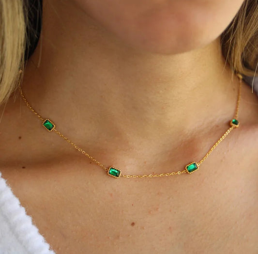 Irish Emerald Necklace