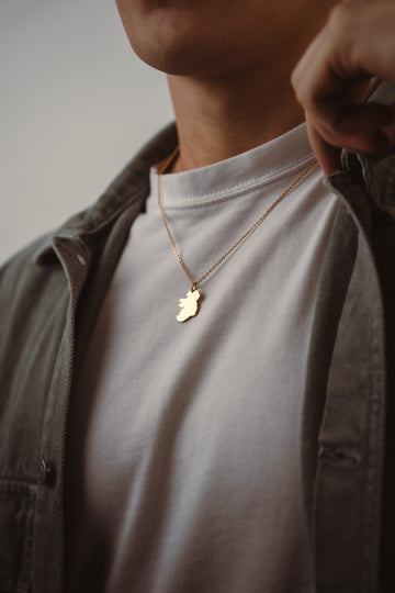 Ireland Map Necklace