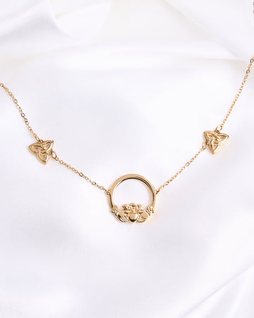Claddagh Knot Necklace