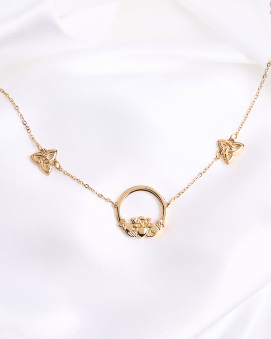 Claddagh Knot Necklace