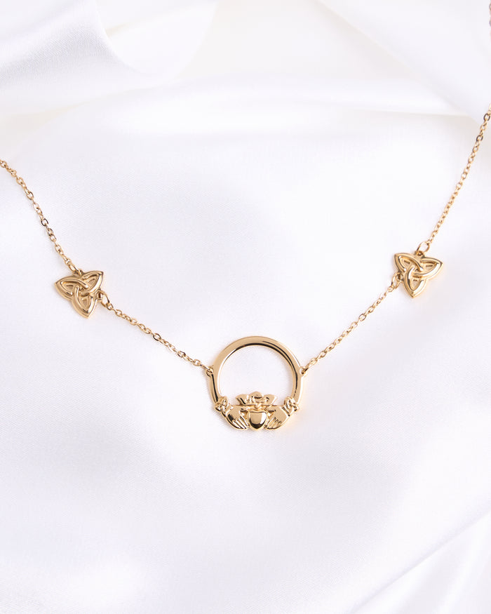 Claddagh Knot Necklace