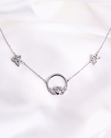 Claddagh Knot Necklace