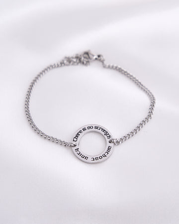 There Is No Strength Without Unity Bracelet