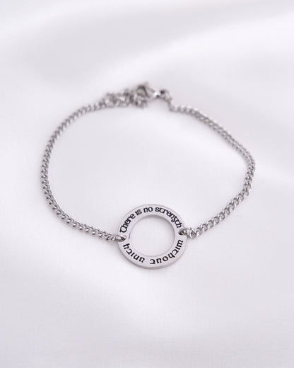 There Is No Strength Without Unity Bracelet