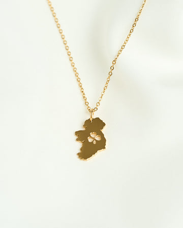 Shamrock Map Necklace