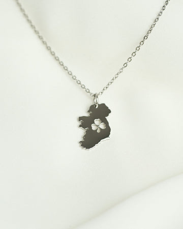Shamrock Map Necklace