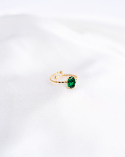 Oval Gemstone Ring