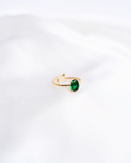 Oval Gemstone Ring