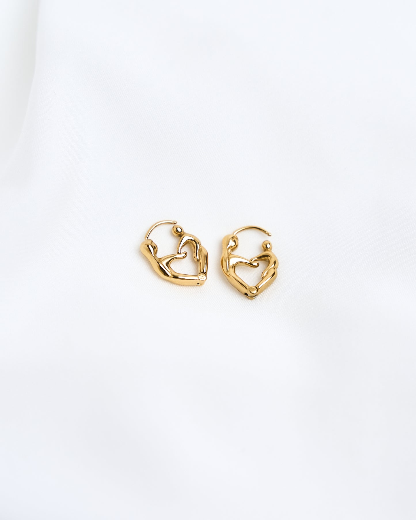 Mother & Child Heart Earrings
