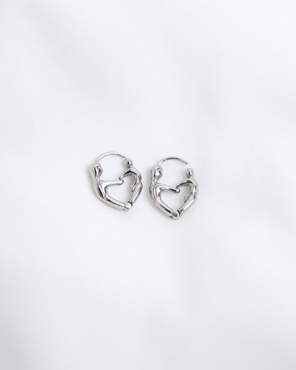 Mother & Child Heart Earrings