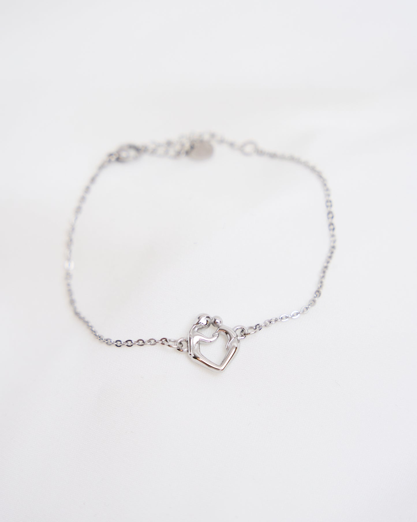 Mother & Child Heart Bracelet