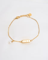 Grá Pearl Pendant Bracelet