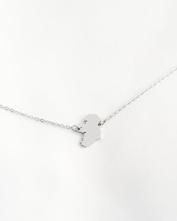 Tight Ireland Map Necklace