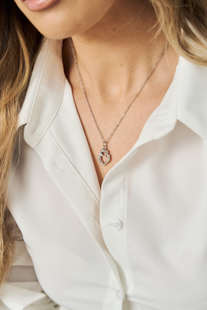 Mother & Child Heart Necklace