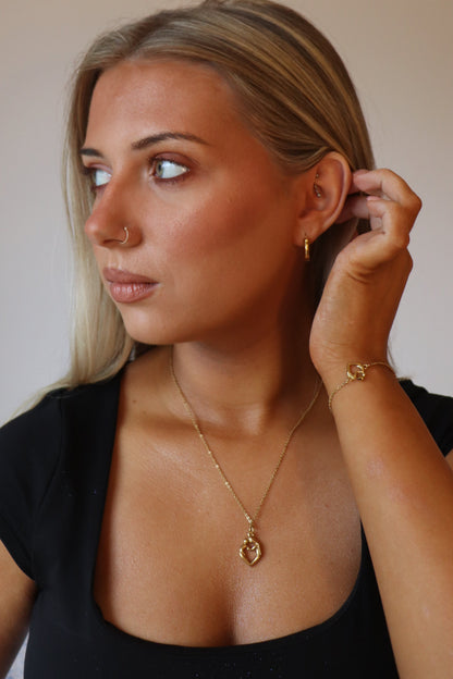 Mother & Child Heart Necklace